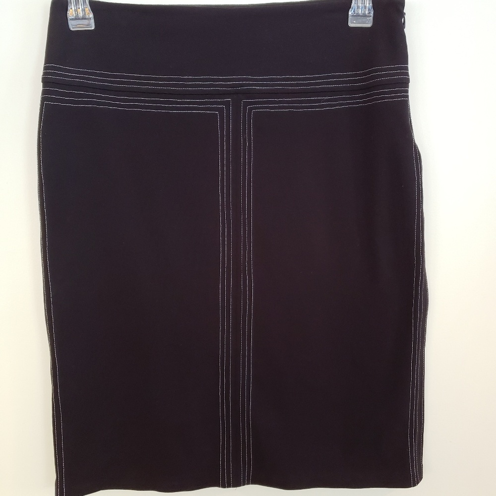 Black pencil skirt